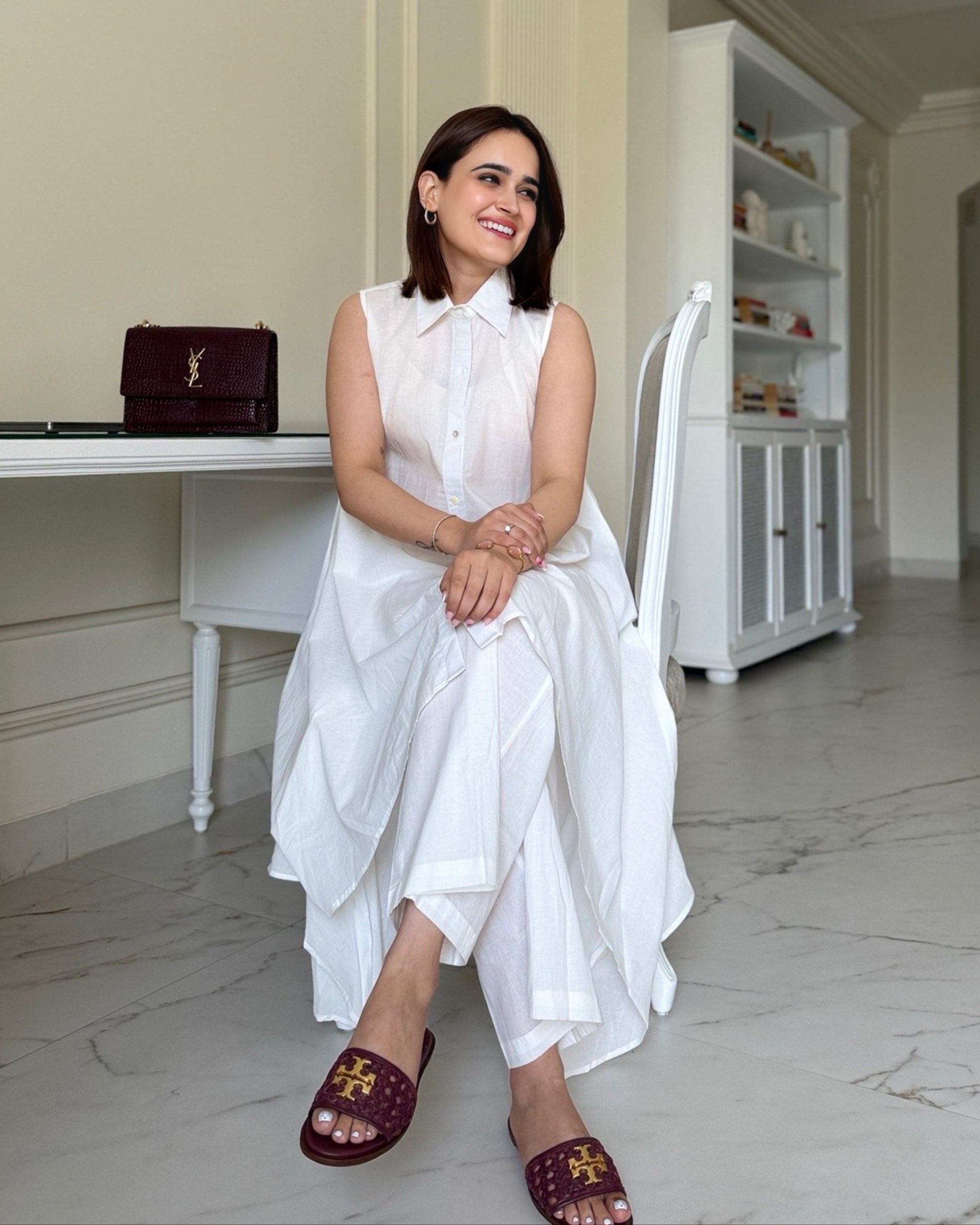 Flair Affair White Co-ord Set